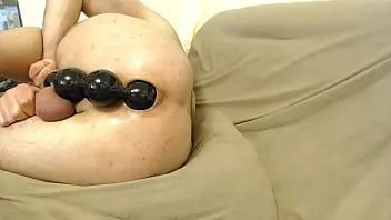 Jouer Freespirit 1637 : pov béant et détruisant mon trou du cul avec des perles anales géantes pour la première fois. amateur solo maison anal webcam