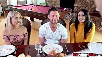 Play Big cock cousin fucked two naughty babes avi love and wet paisley bennett