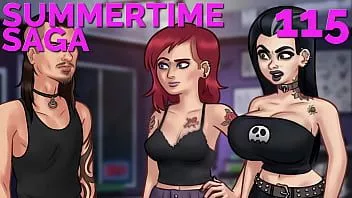 play Summertime saga #115 • plaisanter avec les deux chaudasses tatouées
