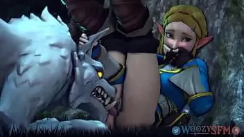 play A lenda de zelda- zelda fode um lobo