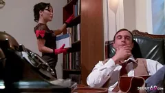 play Parodie-Porno: Asiatische Bürosekretärin Asa Akira und ihr großer Schwanz-Chef