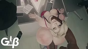 Odtwórz Mercy zostaje wyruchana przez pacjenta z dużym bbc (animacja seksu 3D Overwatch)